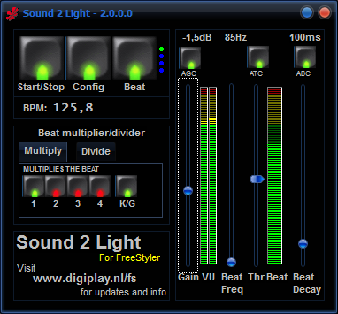 Sound 2 Light V2 - Digiplay Technical Support